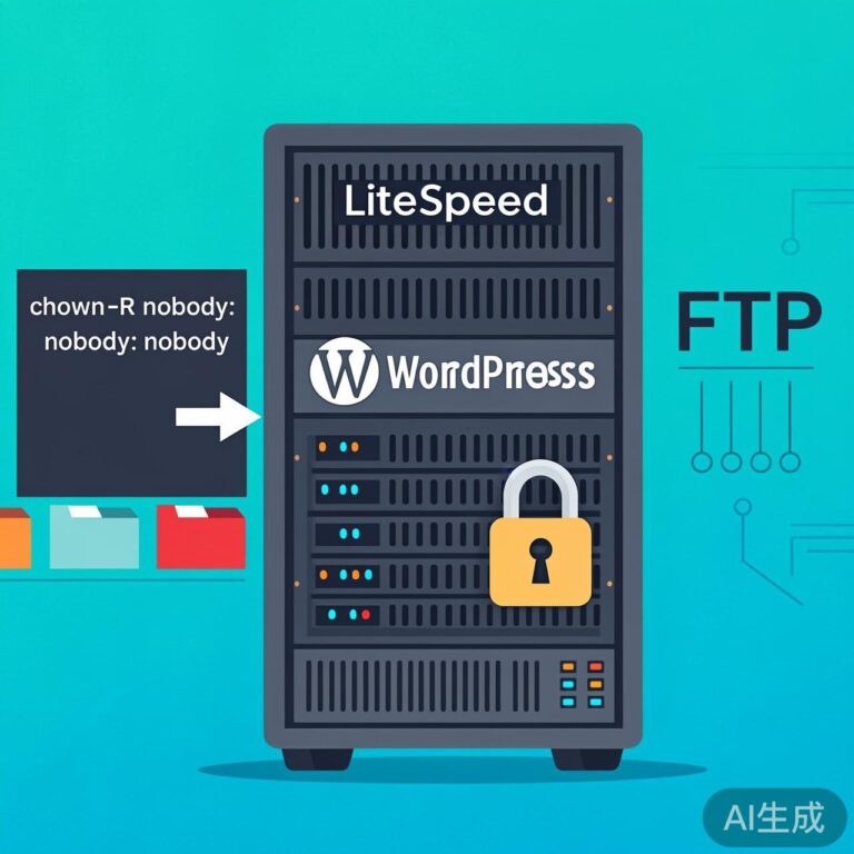 解决LiteSpeed服务器WordPress安装插件/主题需要FTP账号密码问题