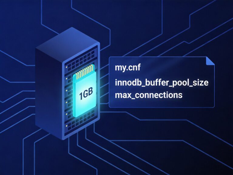 适用于 1GB 内存 VPS 的 MySQL 配置文件 (my.cnf) 优化指南