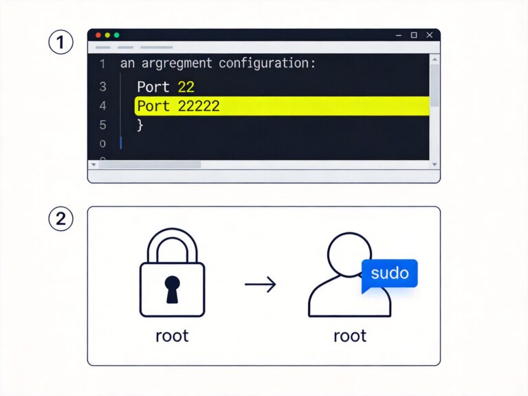 VPS 基础安全加固指南：修改 SSH 端口与禁用 Root 登录