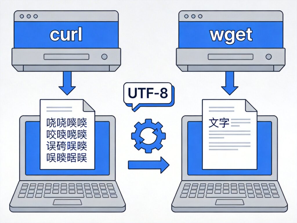 解决 curl 与 wget 下载文件时中文乱码的完整指南