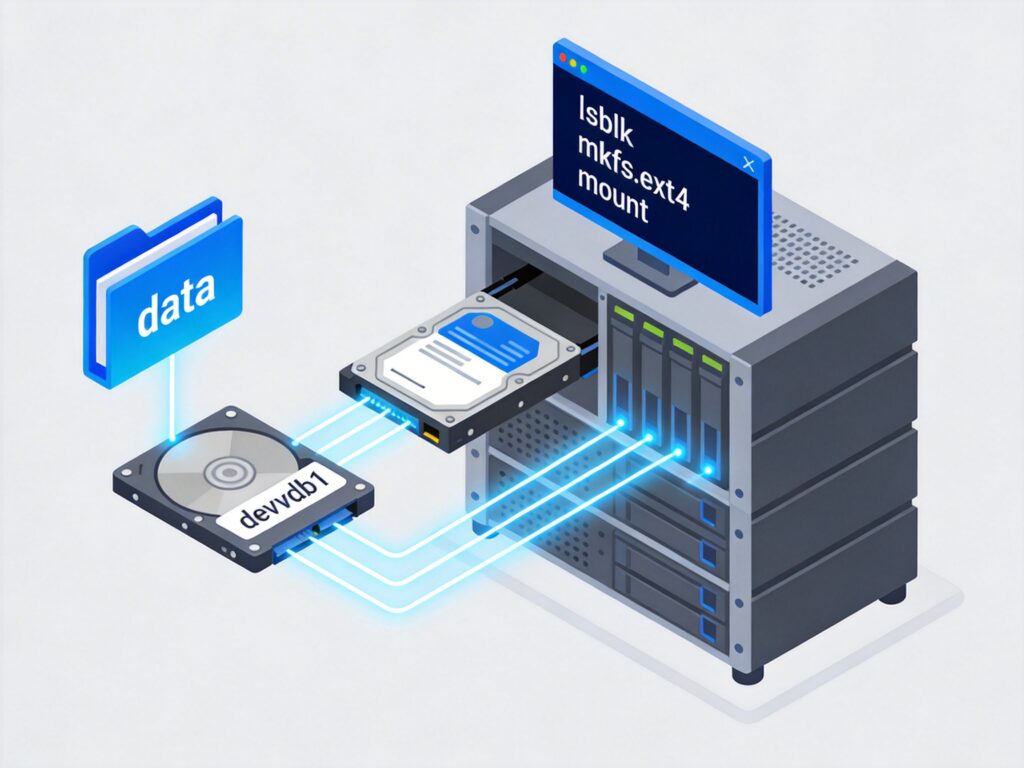 CentOS/Linux 服务器挂载数据硬盘完整教程（版）