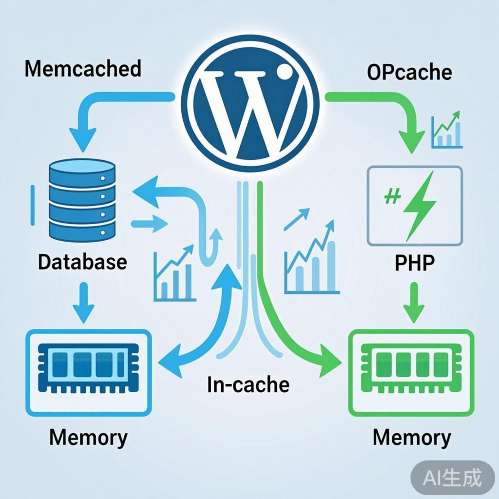 WordPress 性能优化指南：如何正确配置 Memcached 与 OPcache