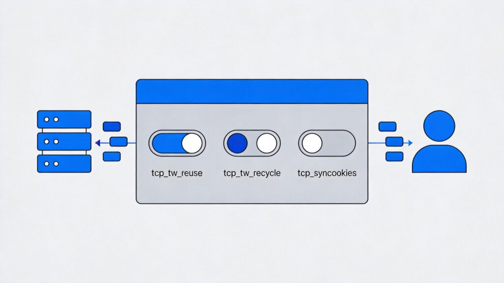 linux tcp_tw_reuse/tcp_tw_recycle/tcp_syncookies 要不要开启?怎么设置?