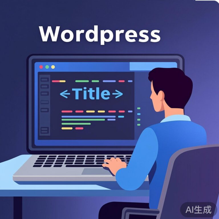 WordPress 自定义页面标题：删除 wp_head() 中的默认 title 标签并实现个性化显示