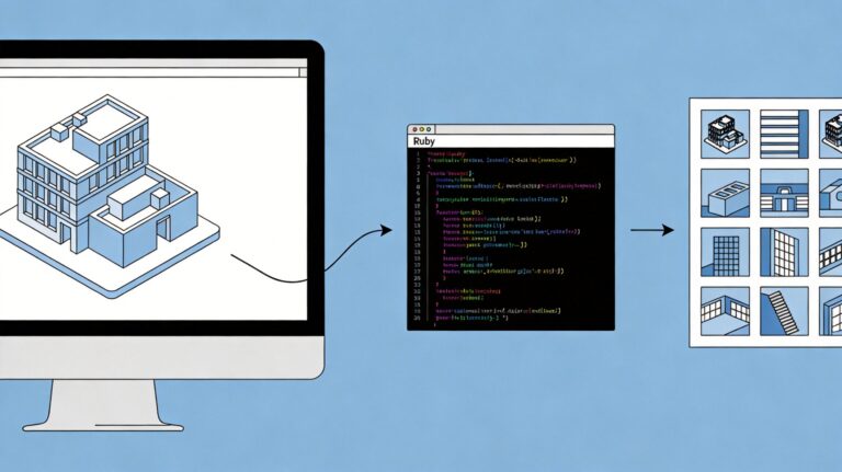SketchUp 批量生成 SKP 模型缩略图完整指南（附 Ruby 脚本）