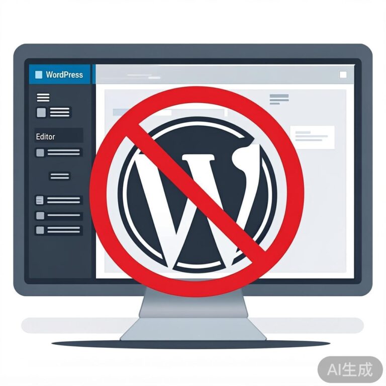 WordPress使用代码禁用古腾堡编辑器