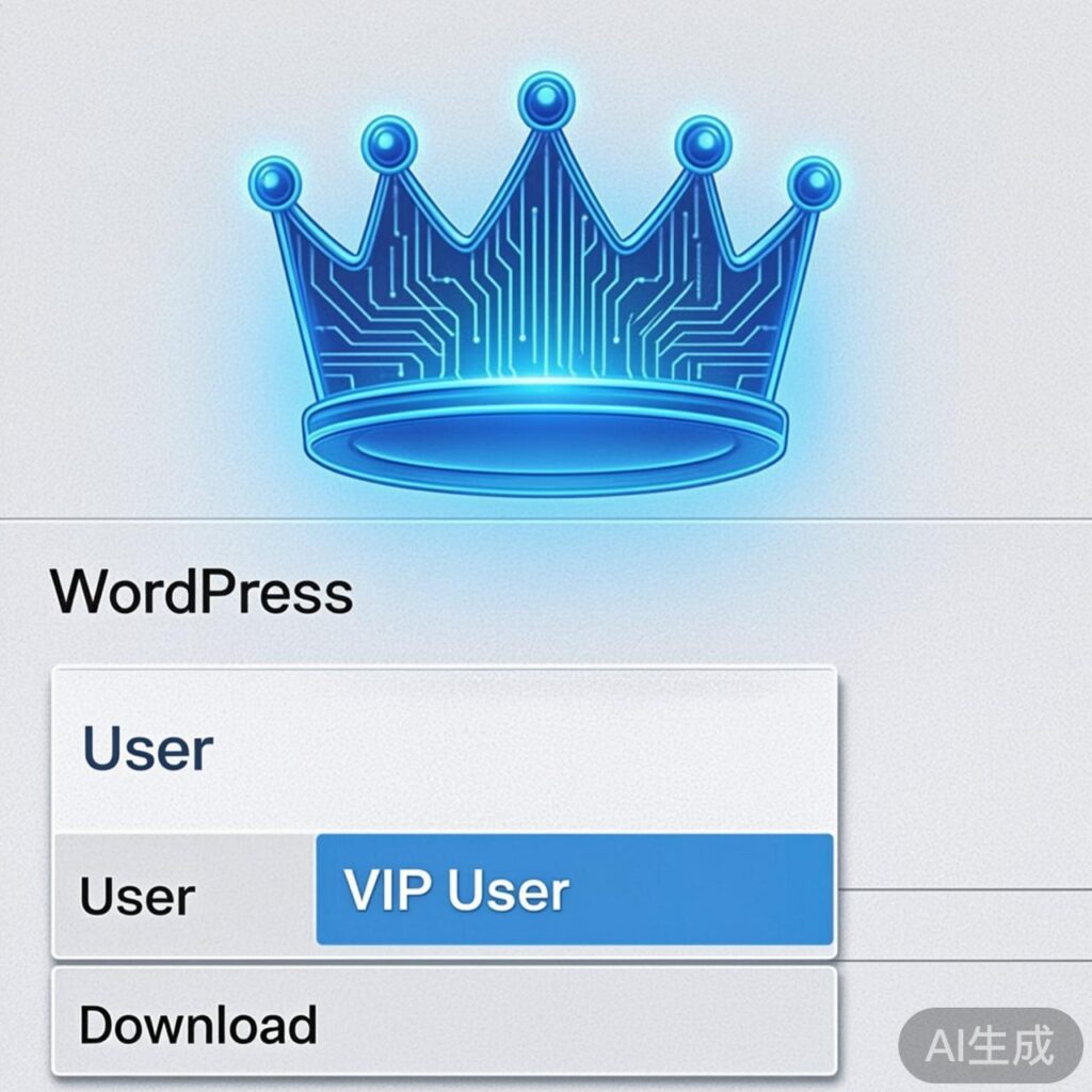 WordPress添加自定义角色，例如VIP会员用户