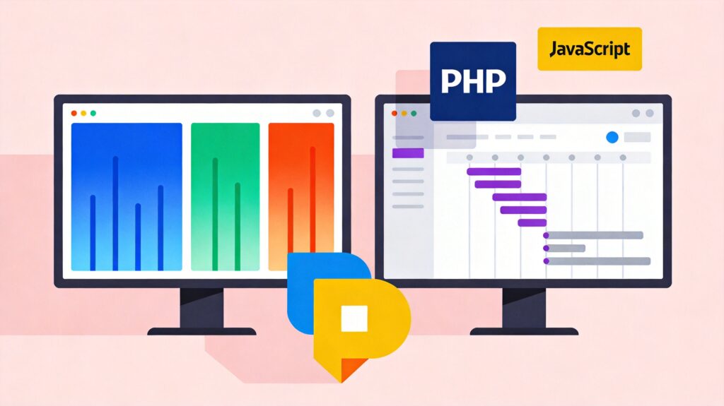 精选：免费PHP与JavaScript图表及甘特图绘制工具大全
