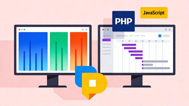 精选：免费PHP与JavaScript图表及甘特图绘制工具大全