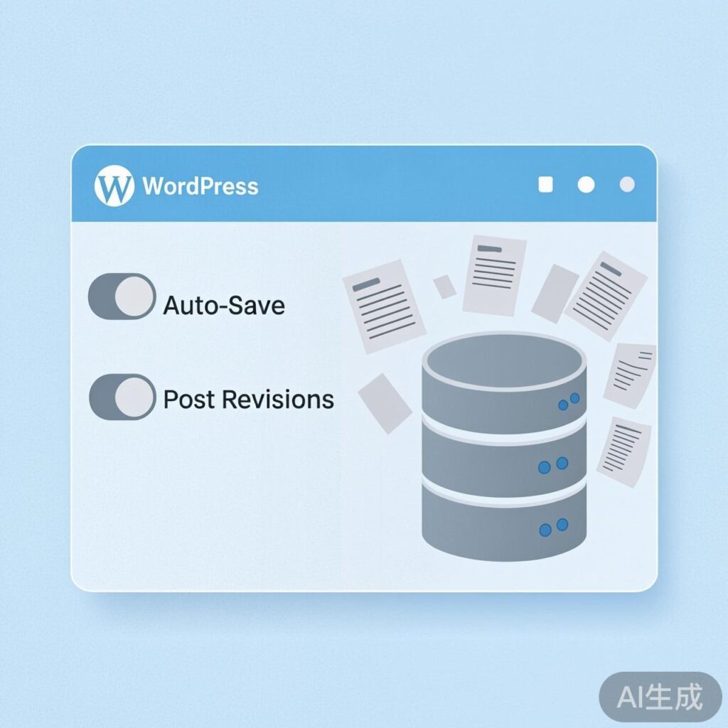 WordPress 如何禁用文章修订与自动保存功能
